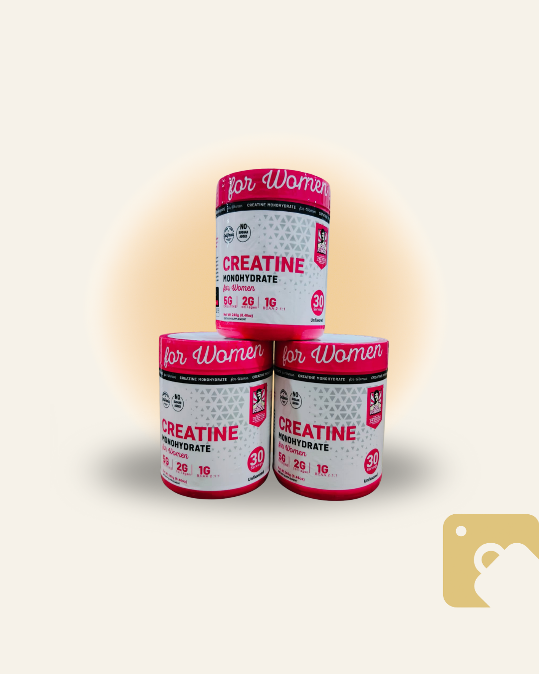 CREATINA PARA MUJER X 3 UND