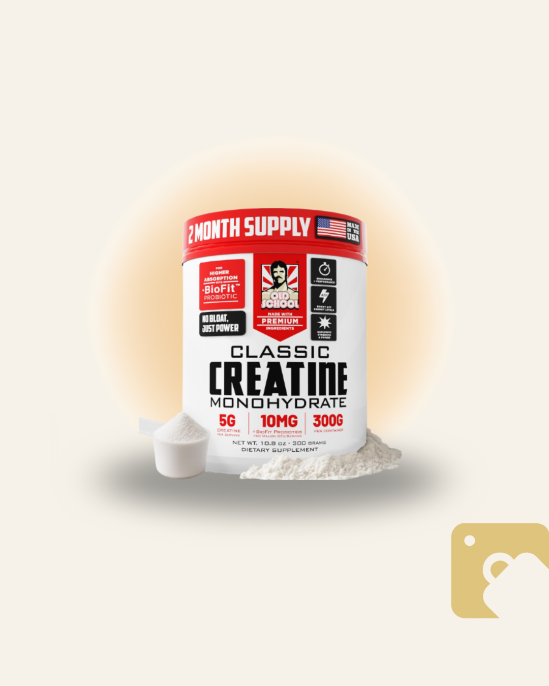 CREATINE For Men Old Scool