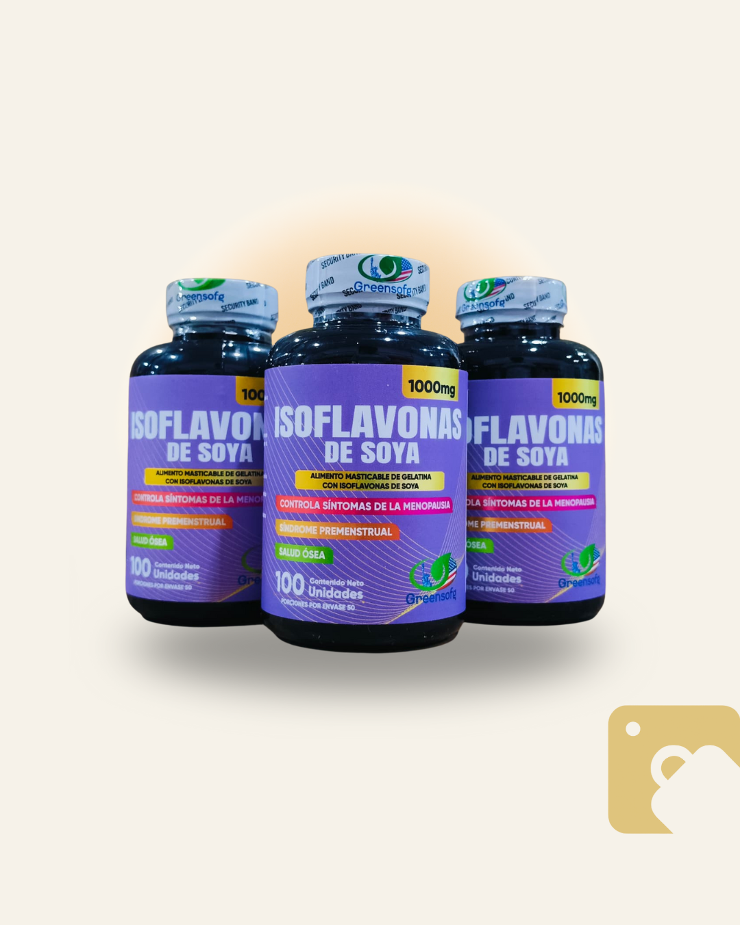 ISOFLAVONAS DE SOYA x 3 und