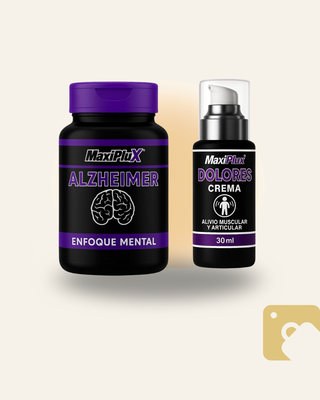 GOMAS ALZHEIMER + OBS CREMA DOLORES