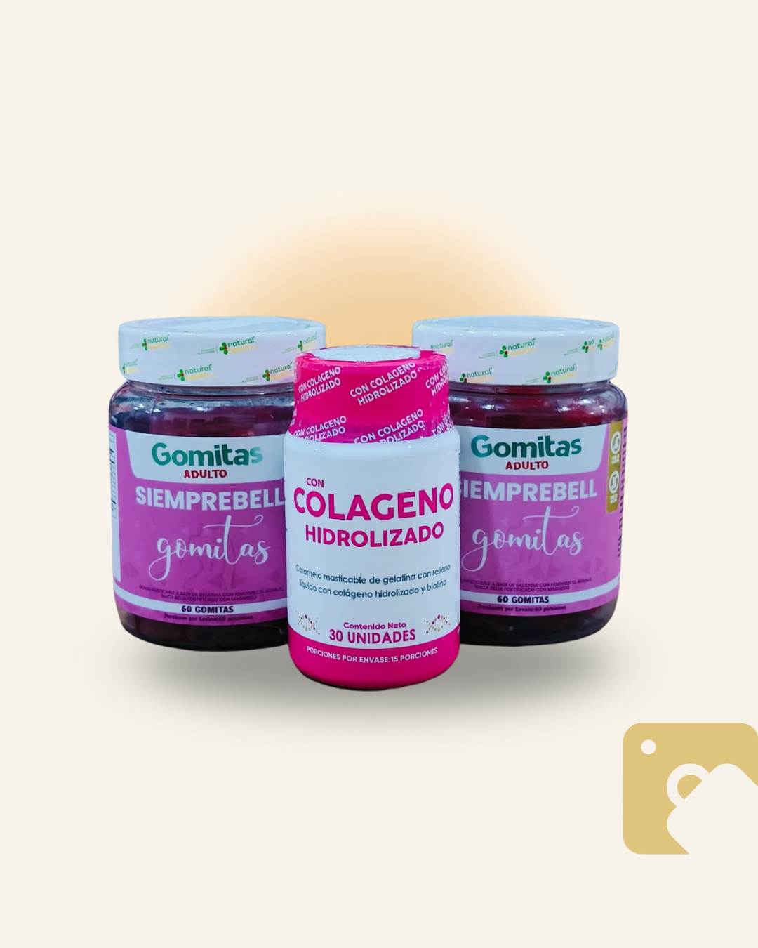 GOMAS SIEMPREBELL x 2 + COLAGENO 30 CAPS