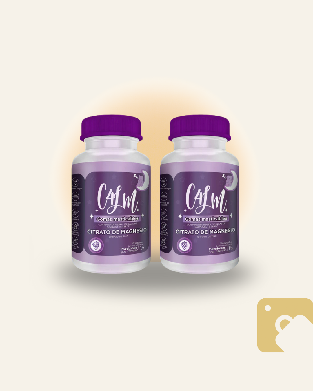 C4LM Gomas para dormir X2