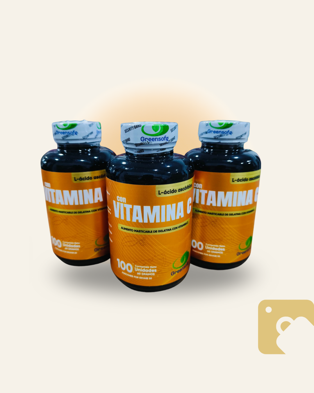 VITAMINA C 100 softgels x 3 UND