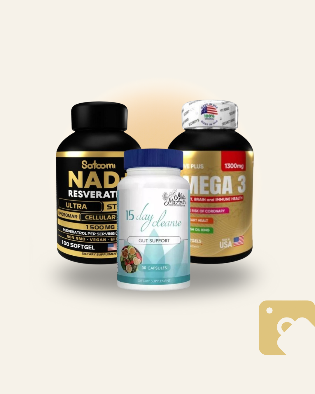 NAD + OMEGA 3 + 15 DAYS (OBSEQUIO)